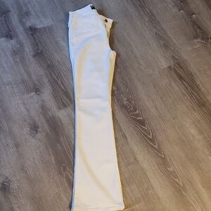 Hollister Cream Low-Rise Bootcut Jeans